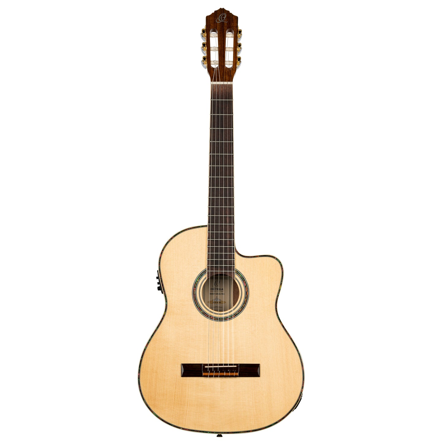 ORTEGA Family Series Pro 4/4 Classical Guitar 6 String - Solid Spruce / Mahogany Natural + Bag