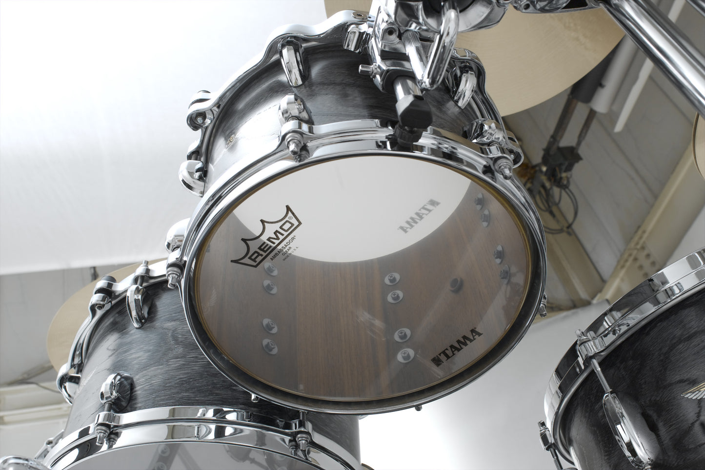 TAMA STAR Walnut Rack Tom 10" x 6,5" - Satin Charcoal Japanese Sen/Chrom HW