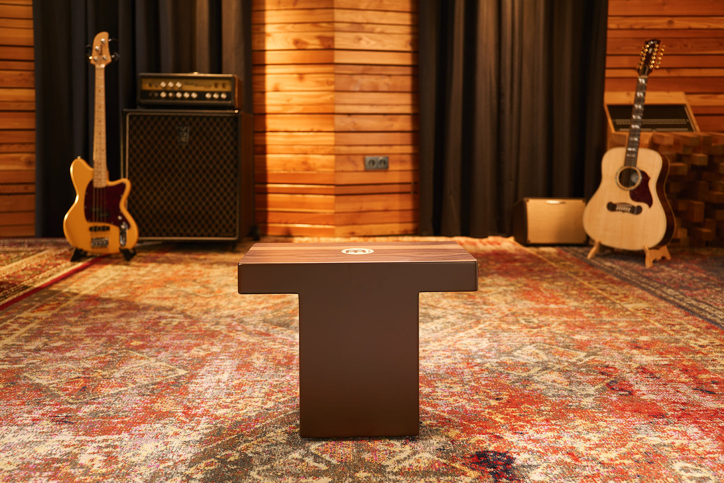 MEINL Percussion Slaptop Series Turbo Slaptop Cajon (Patented) - Walnut