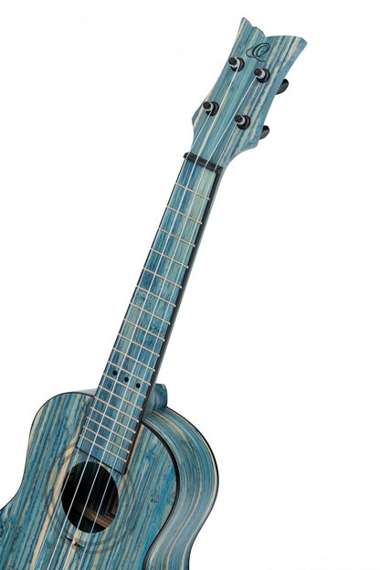 ORTEGA Bamboo Serie Konzert Ukulele 4 String - Solid Bamboo Stonewashed + Bag