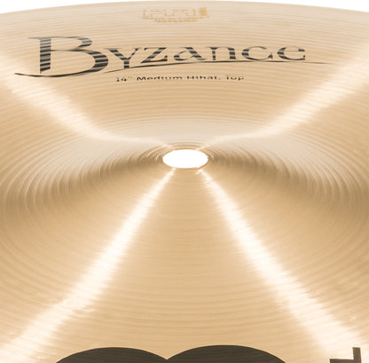 MEINL Cymbals Byzance Traditional Medium Hihat - 14"