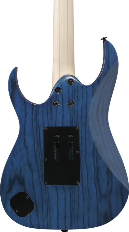IBANEZ Prestige RG E-Gitarre 6-String - Transparent Deep Blue Flat + Koffer