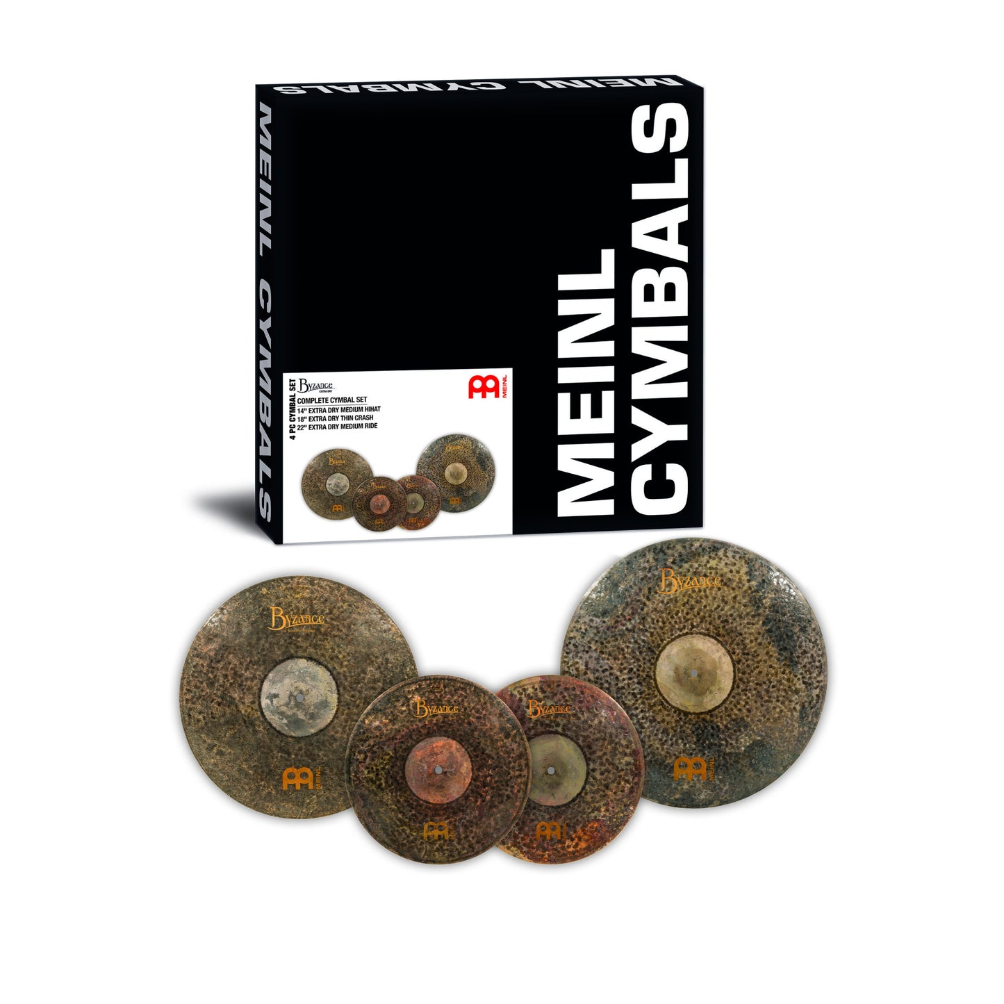 MEINL Cymbals Byzance Extra Dry Complete Cymbal Set