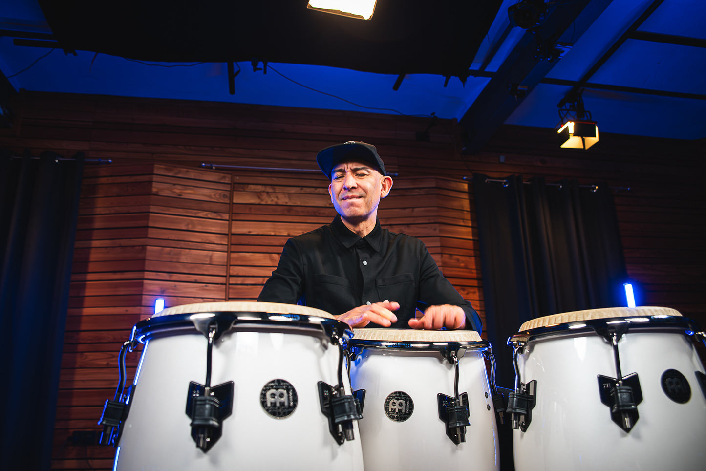 MEINL Percussion Artist Series Roberto Serrano Tumba 12 1/2" /REMO® Fiberskyn Heads - Pearl White