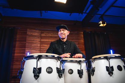 MEINL Percussion Artist Series Roberto Serrano Tumba 12 1/2" /REMO® Fiberskyn Heads - Pearl White