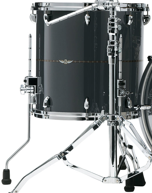 TAMA STAR Maple Floor Tom 16" x 16" - Smoky Black/Chrom HW/mit Inlay (outside)
