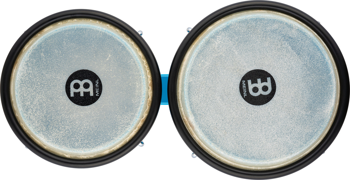MEINL Percussion Journey Series Bongo 6 1/2" Macho & 7 1/2" Hembra - Glacier Blue