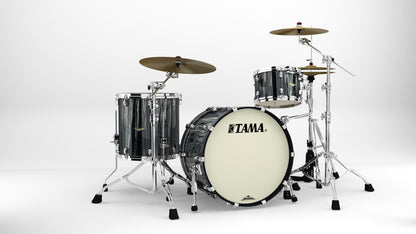 TAMA Starclassic Maple Lacquer Shell Kit 3 teilig - Black Clouds & Silver Linings/Chrom HW