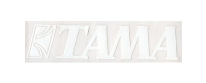 TAMA Logo Sticker 60mm x 280mm - weiß