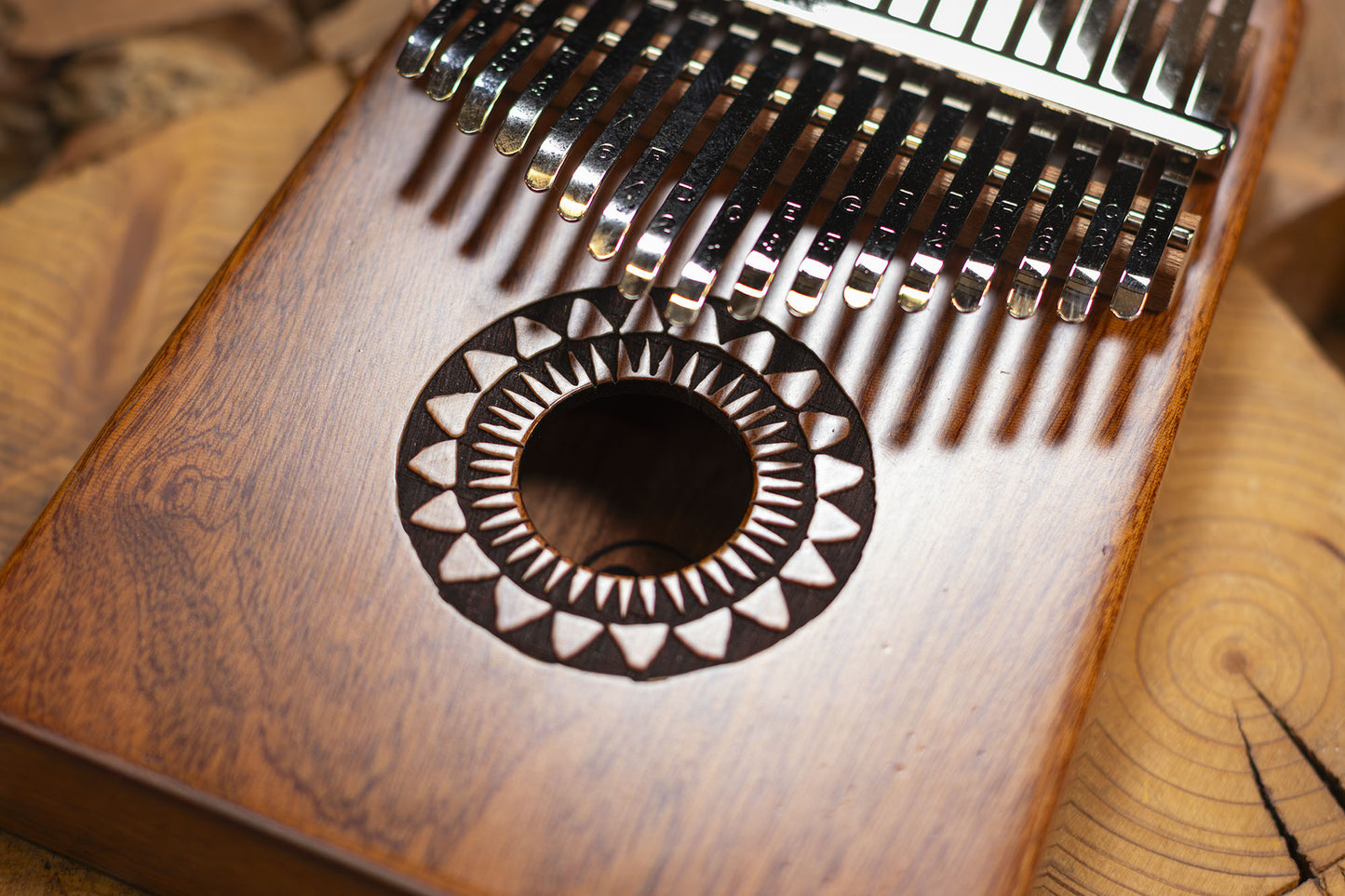 MEINL Percussion Sound Hole Designer Kalimba - Sun
