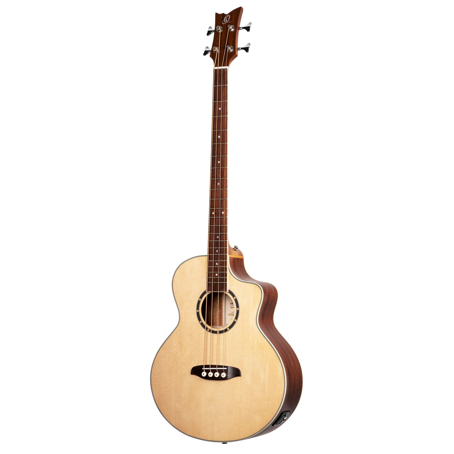 ORTEGA Deep Series 7 Medium Scale Acoustic Bass 4 String - Spruce / Mahogany Natural