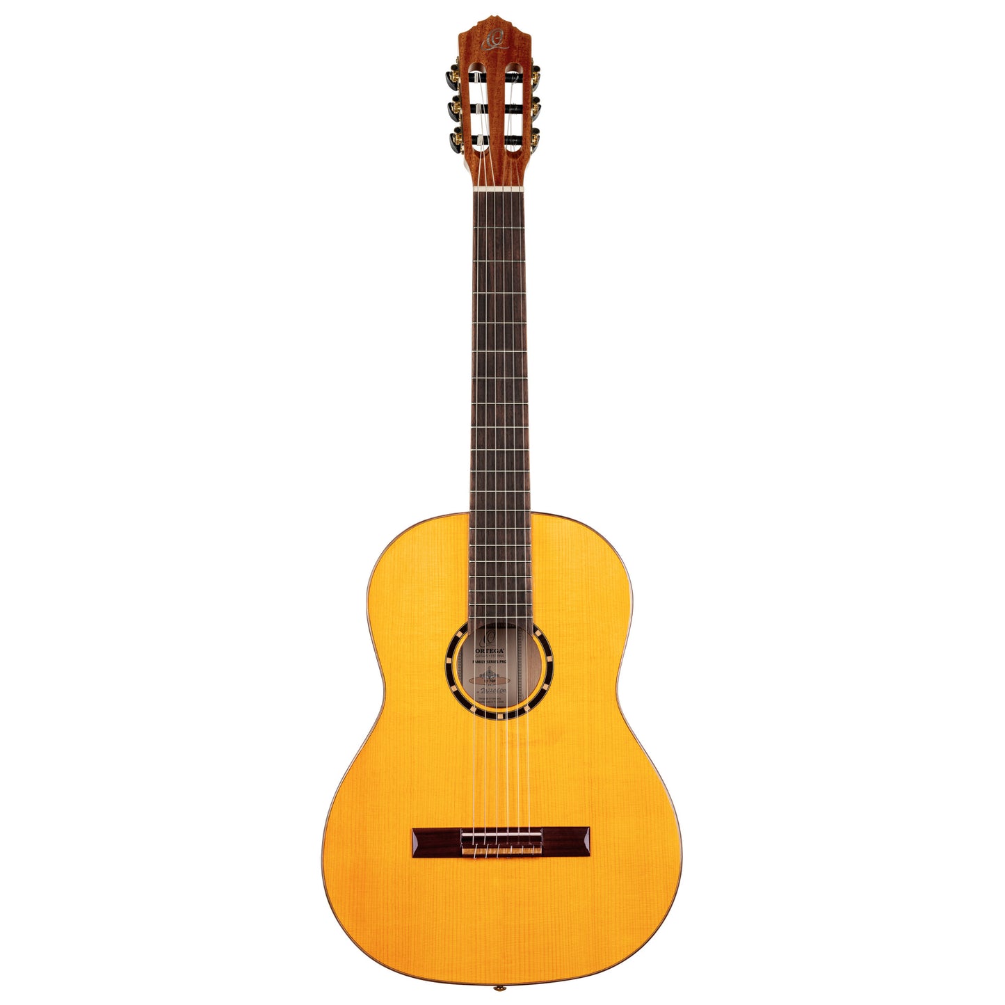 ORTEGA Family Series Pro 4/4 Classical Guitar 6 String - Solid North American Spruce + Gig Bag
