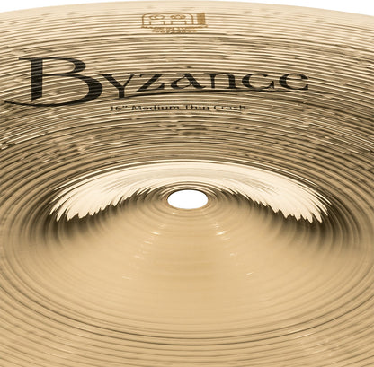 MEINL Cymbals Byzance Brilliant Medium Thin Crash - 16"