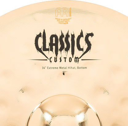 MEINL Cymbals Classics Custom Extreme Metal Hihat - 14"