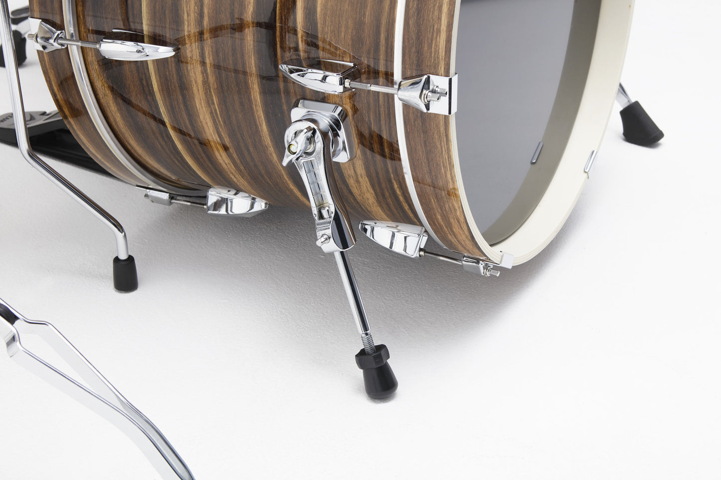 TAMA Imperialstar Drum Set 6 teilig - Coffee Teak Wrap/Chrom HW + MEINL Cymbals HCS Cymbal Kit/Stage Master Double-Braced Hardware Kit