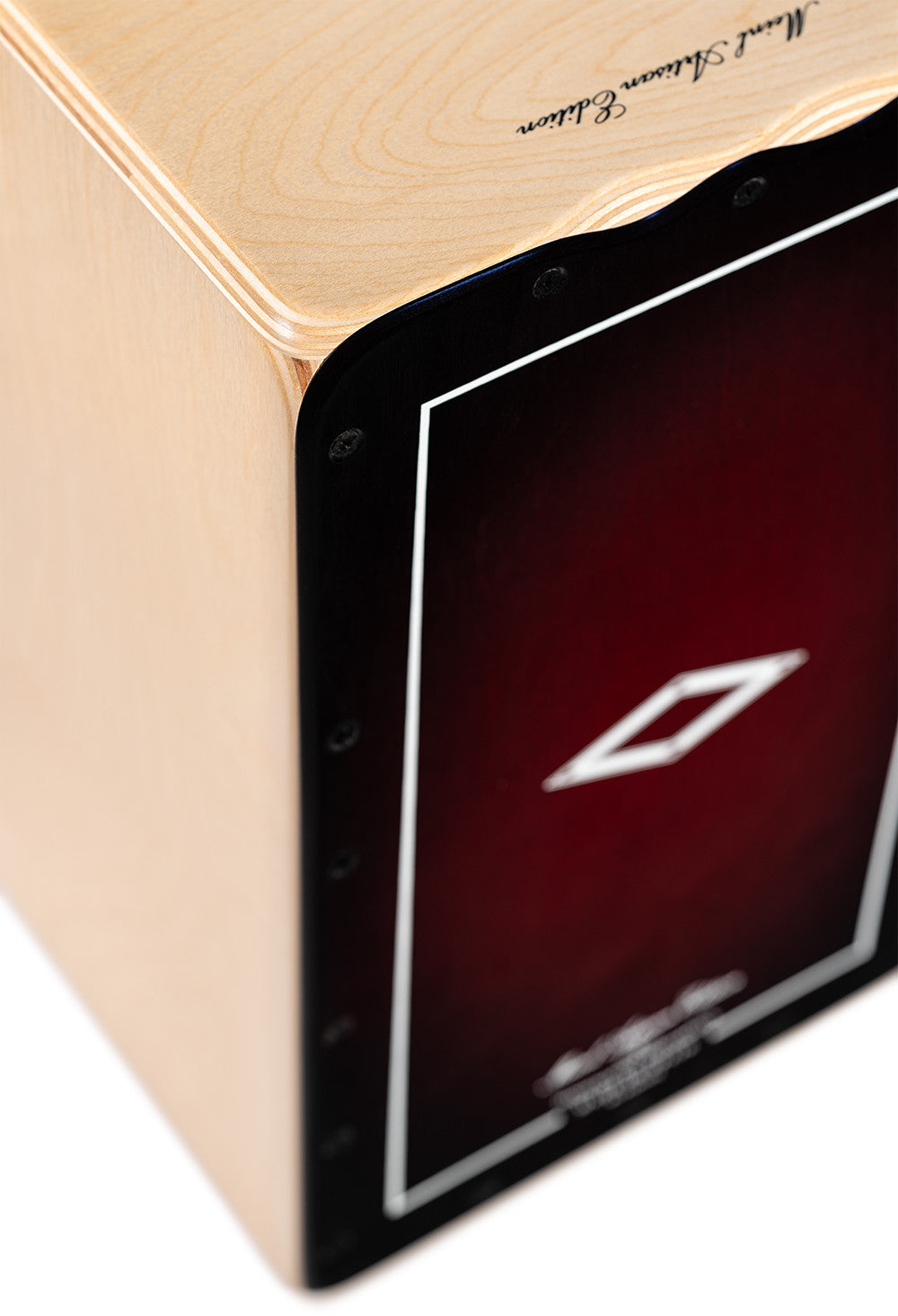 MEINL Percussion Artisan Edition Series String Cajon Tango Line - Red Fade