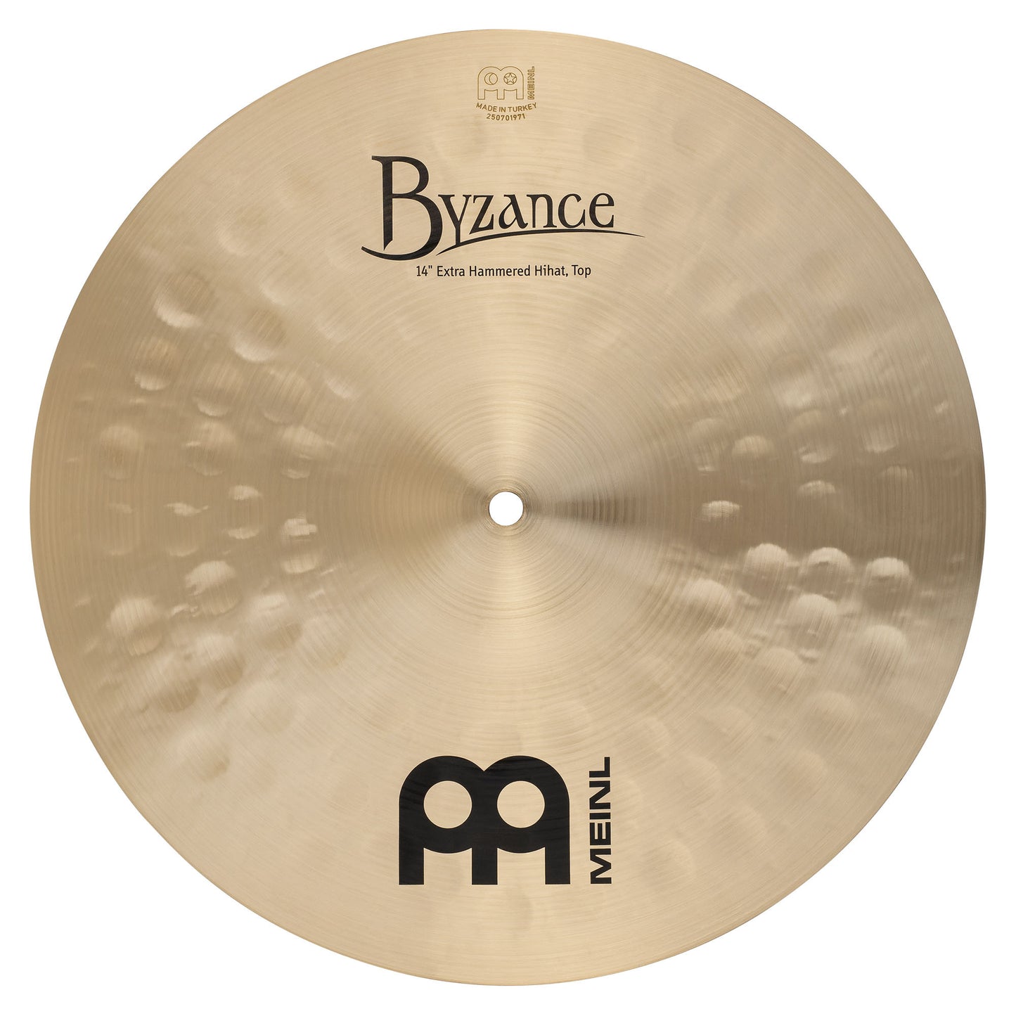 MEINL Cymbals Byzance Traditional Extra Hammered Hihat - 14"