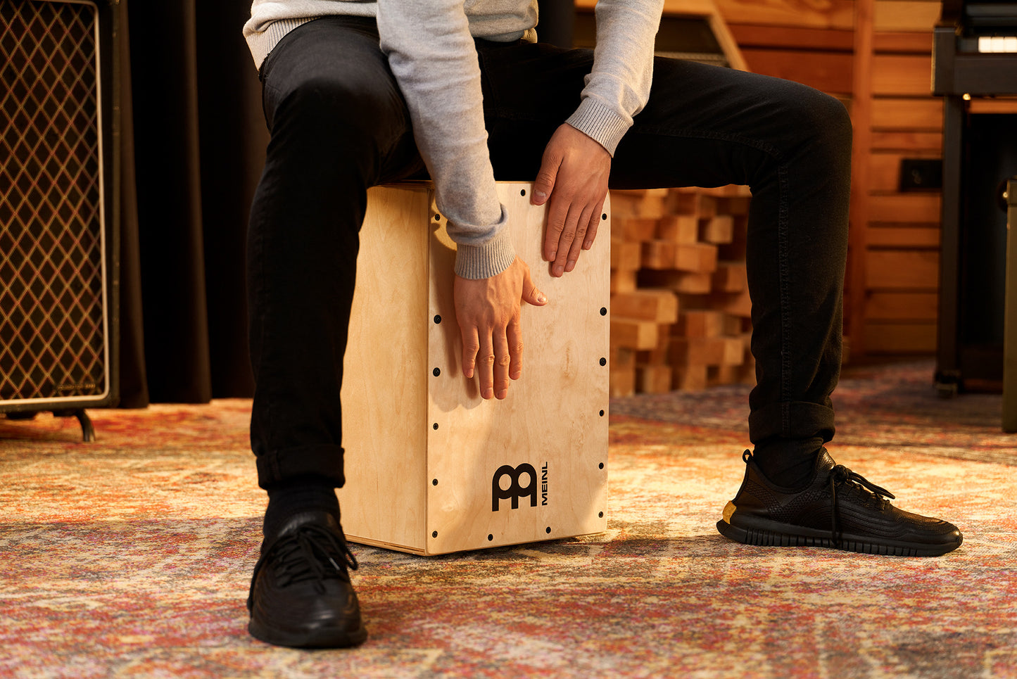MEINL Percussion Snarecraft Series Snare Cajon 80 - Baltic Birch