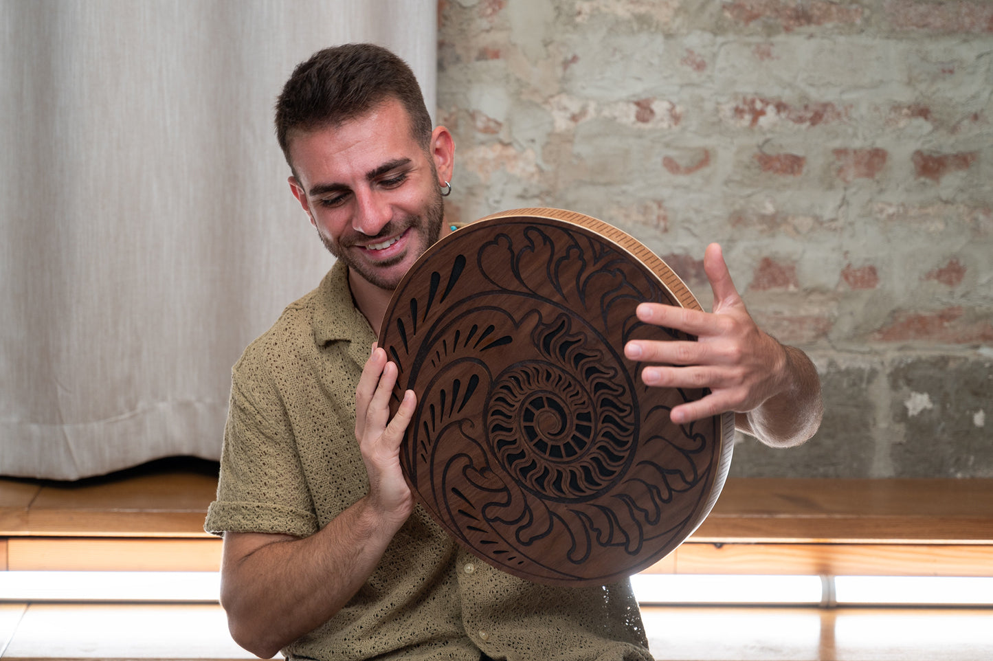 MEINL Sonic Energy 15" Rain Disk, Ozeanklang, Fibonacci-inspirierte Gravur