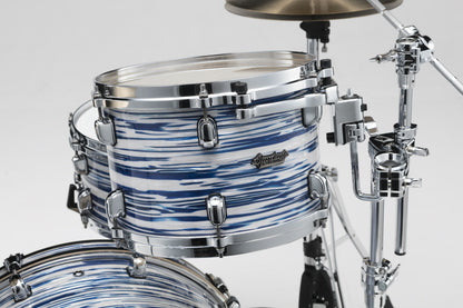 TAMA Starclassic Maple Duracover Wrap Shell Kit 3pcs - Blue & White Oyster /Chrome HW