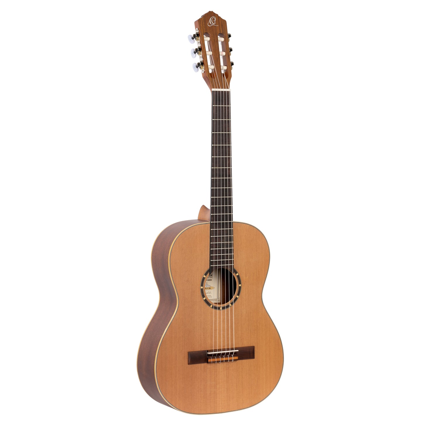 ORTEGA Family Series 7/8 Konzertgitarre 6 String Lefty - Zeder / Mahagoni Natur + Bag