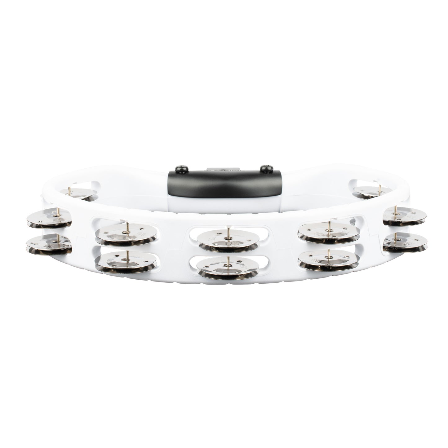 MEINL Percussion Headliner® Series Mountable Molded ABS Tambourine - White