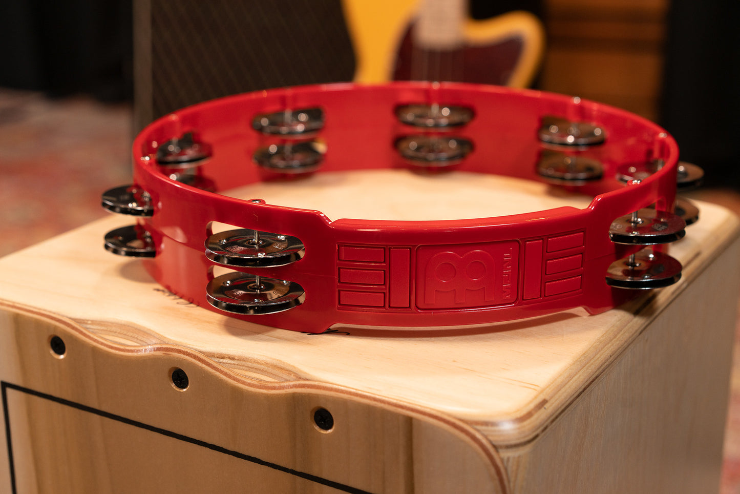 MEINL Percussion Headliner® Series Molded ABS Tambourine - 10" Red