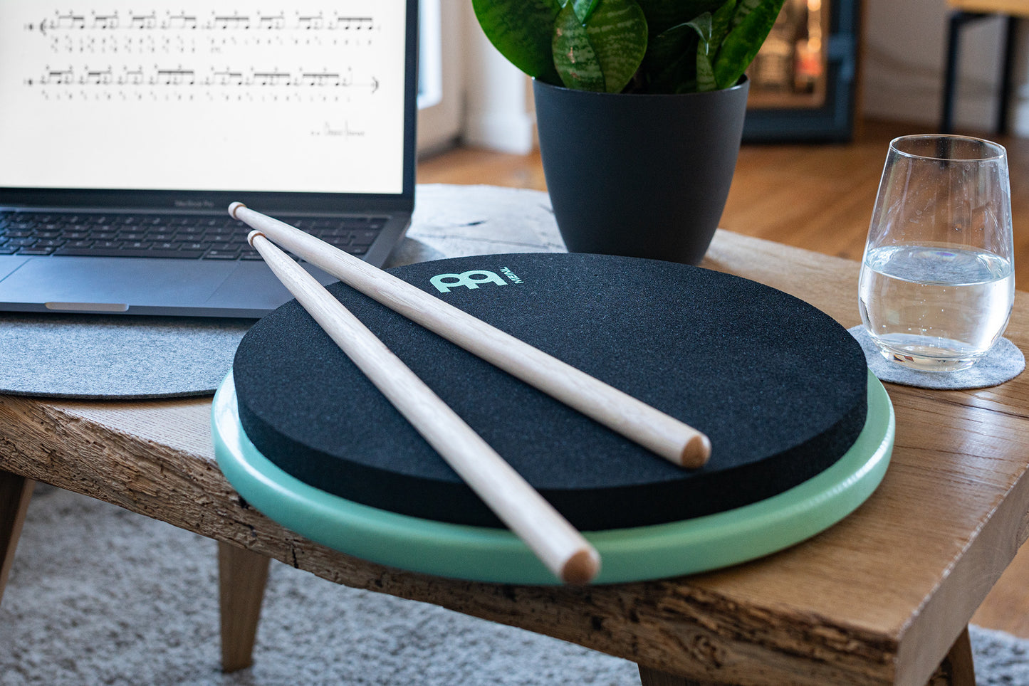 MEINL Cymbals Marshmallow Practice Pad 12" - Sea Foam