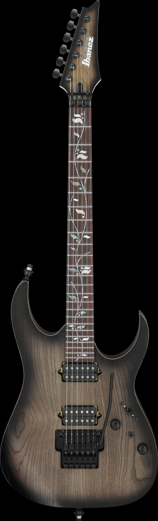 IBANEZ j.custom RG E-Gitarre 6-String - Anvil Gray Burst Flat + Koffer