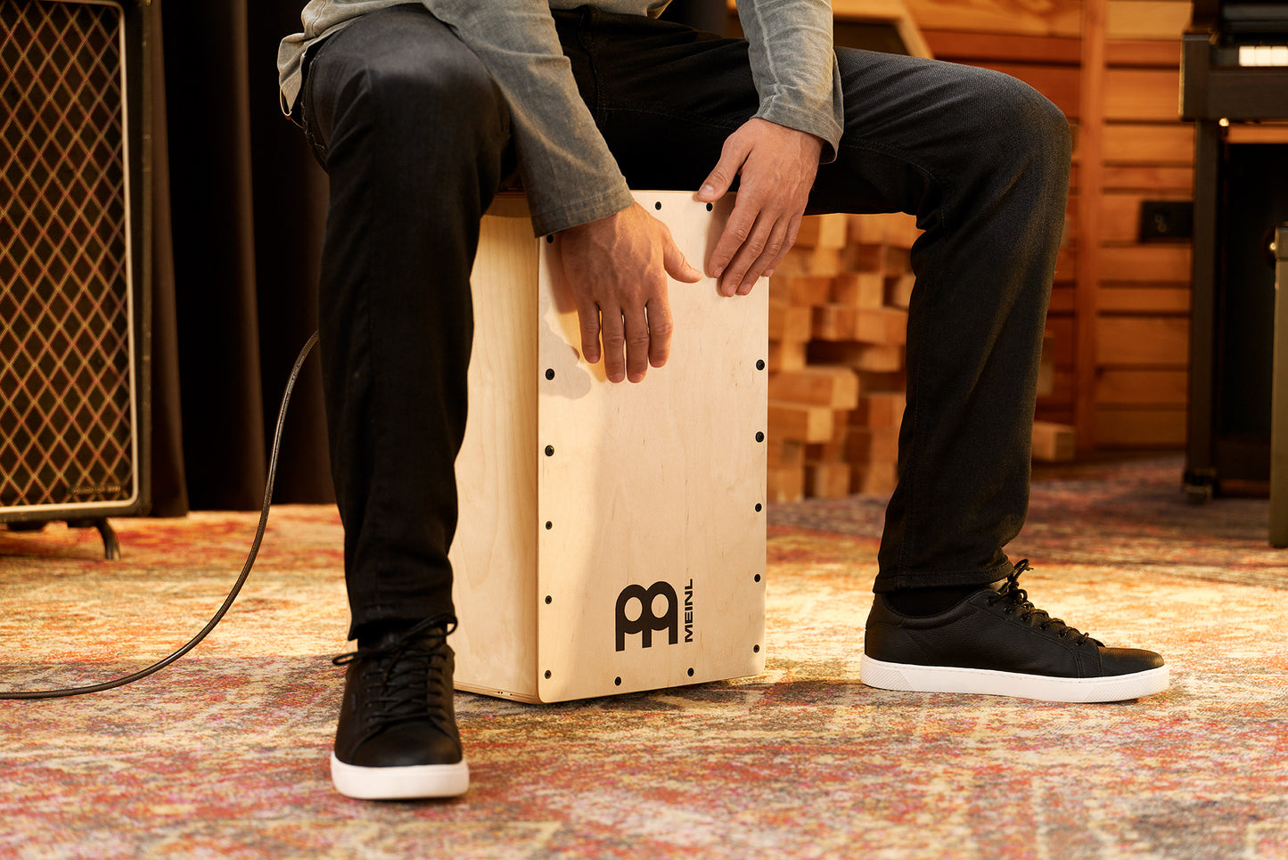 MEINL Percussion Snarecraft Series Pickup Snare Cajon - Natural
