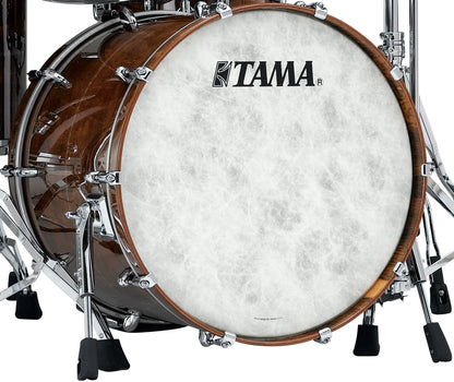 TAMA STAR Bubinga Bass Drum 22" x 16" - Natural Indian Laurel/Chrom HW/Drum Hoop Matched/mit Inlay (outside)