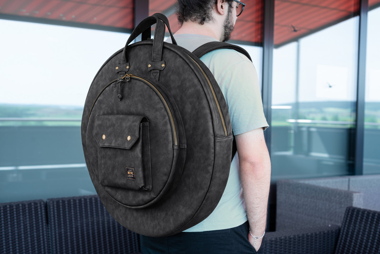 MEINL Cymbals Vintage Hyde Cymbal Bag 22" - Black