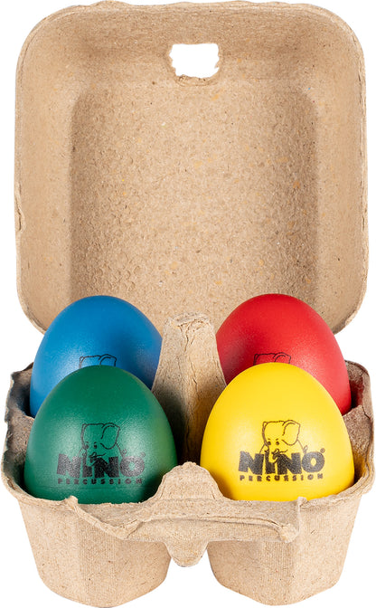 NINO Percussion Egg Shaker Box - 4 teilig