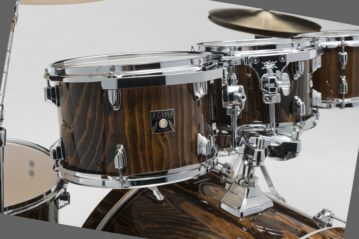 TAMA Superstar Classic Drum Set 5 teilig - Gloss Java Lacebark Pine/Chrom HW + SM5W Hardware Kit