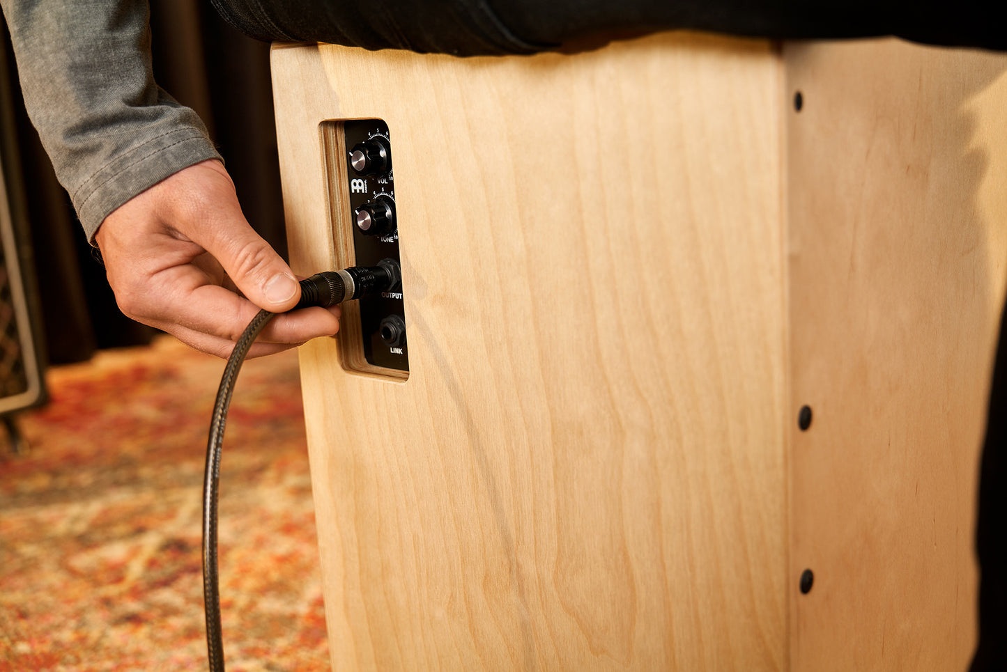 MEINL Percussion Snarecraft Series Pickup Snare Cajon - Natural