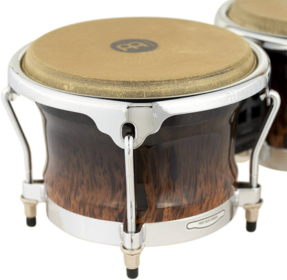 MEINL Percussion Professional Series Wood Bongo 7" Macho & 8 1/2" Hembra - Gold Amber Sunburst