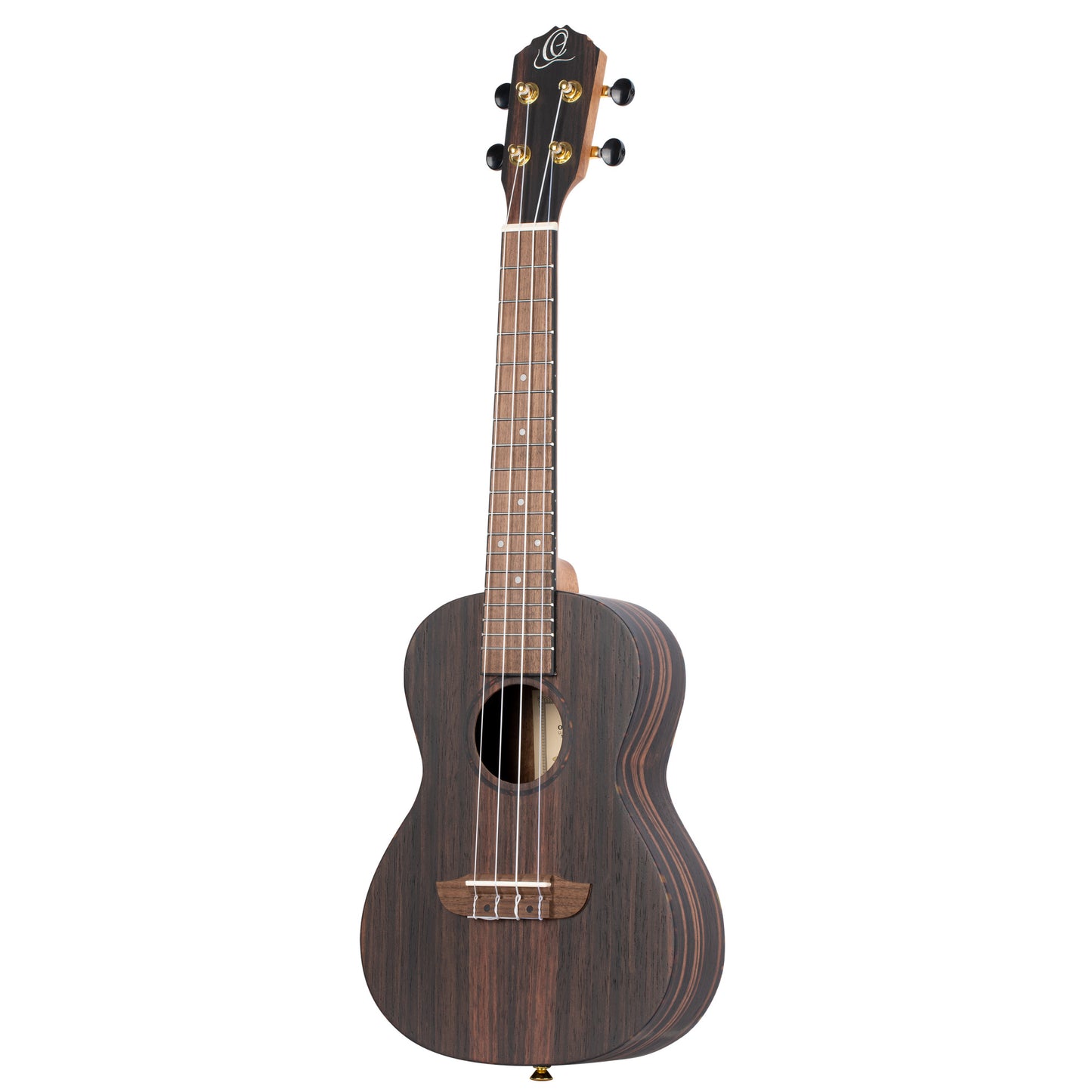 ORTEGA Timber Serie Konzert Ukulele 4 String Lefty - Ebony Natural + Bag