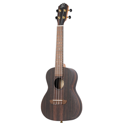 ORTEGA Timber Serie Konzert Ukulele 4 String Lefty - Ebony Natural + Bag
