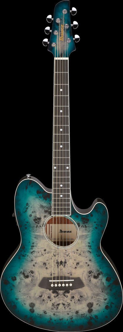 IBANEZ Talman Acoustic Guitar 6-String - Cosmic Blue Starburst High Gloss