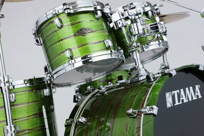 TAMA Starclassic Walnut/Birch Lacquer Rack Tom 10" x 7" - Lacquer Shamrock Oyster/Chrome HW