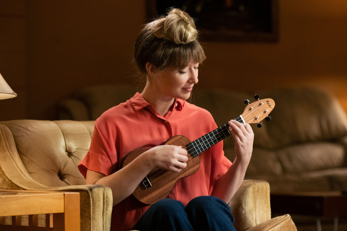 KEIKI K3 Series Soprano Ukulele Set - Acacia Natural / ABS