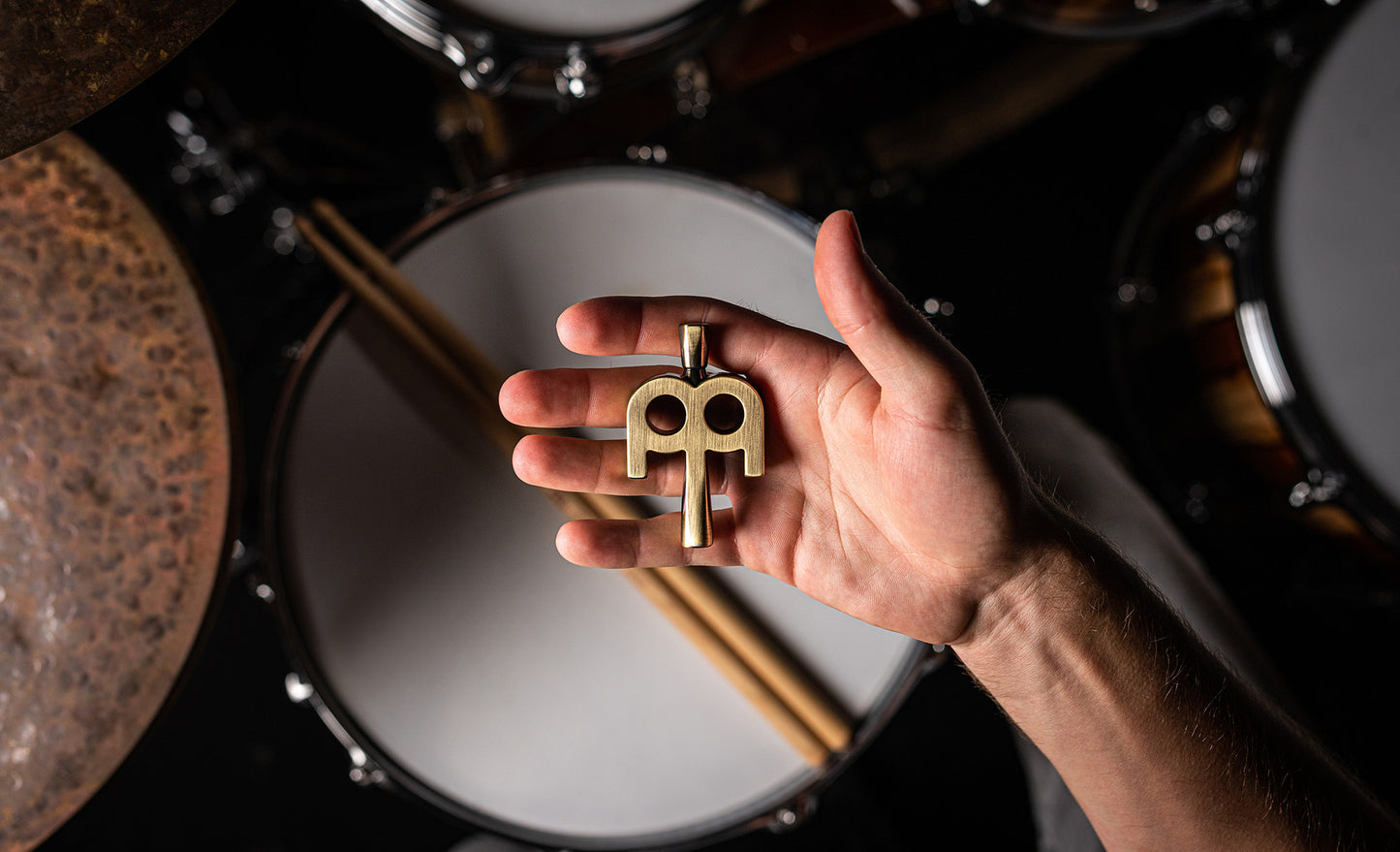 MEINL Stick & Brush Kinetic Drum Key - Antique Bronze