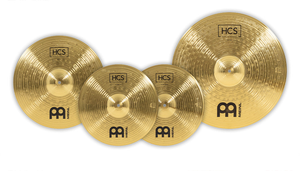 MEINL Cymbals HCS komplettes Beckenset - 14" Hihat, 16" Crash, 20" Ride
