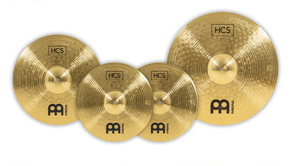 MEINL Cymbals HCS komplettes Beckenset - 14" Hihat, 16" Crash, 20" Ride