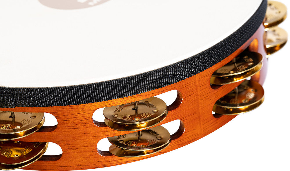MEINL Percussion Traditional Wood Series Headed Tambourine - 10"