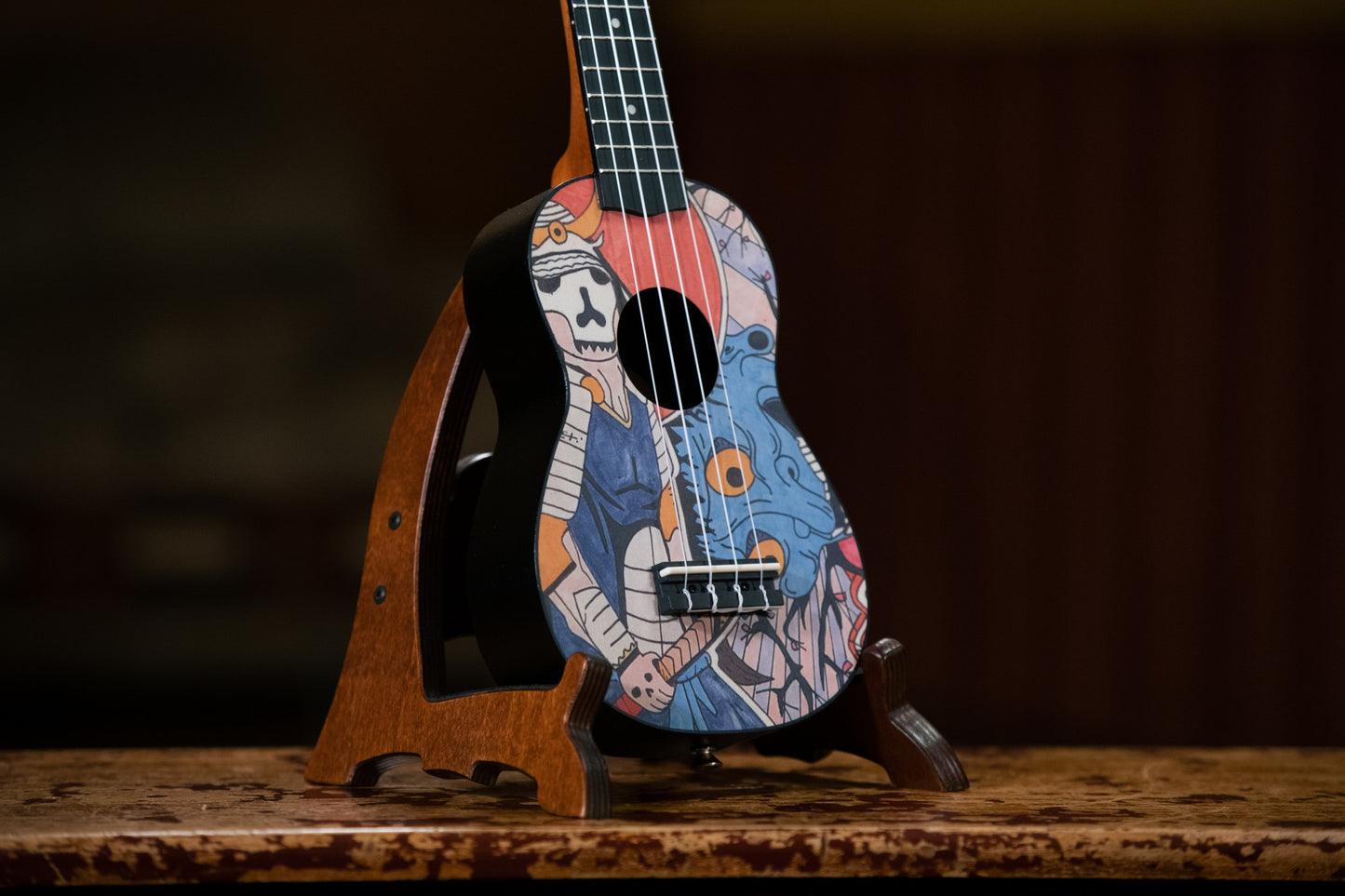KEIKI K2 Series Soprano Ukulele Set - Agathis / ABS Samurai