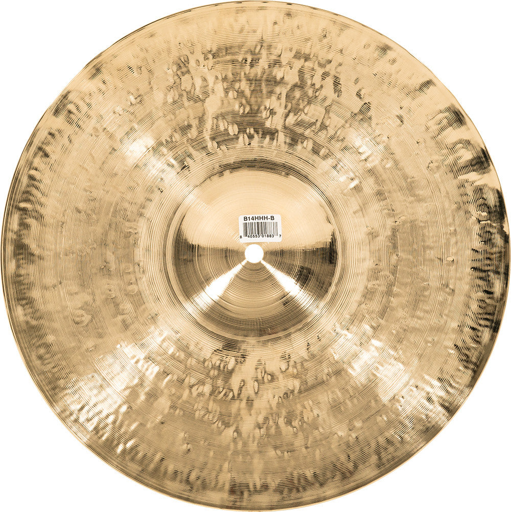 MEINL Cymbals Byzance Brilliant Heavy Hammered Hihat - 14"