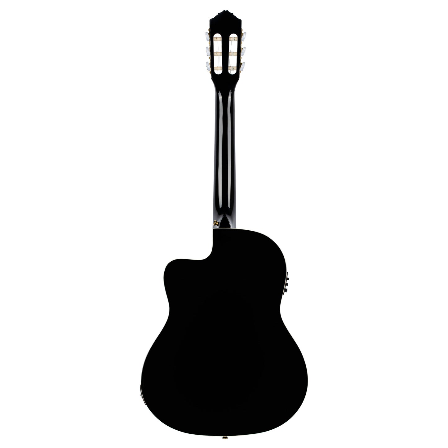 ORTEGA Family Series Pro 4/4 Konzertgitarre 6 String - Massive Fichte / Mahagoni Black + Bag
