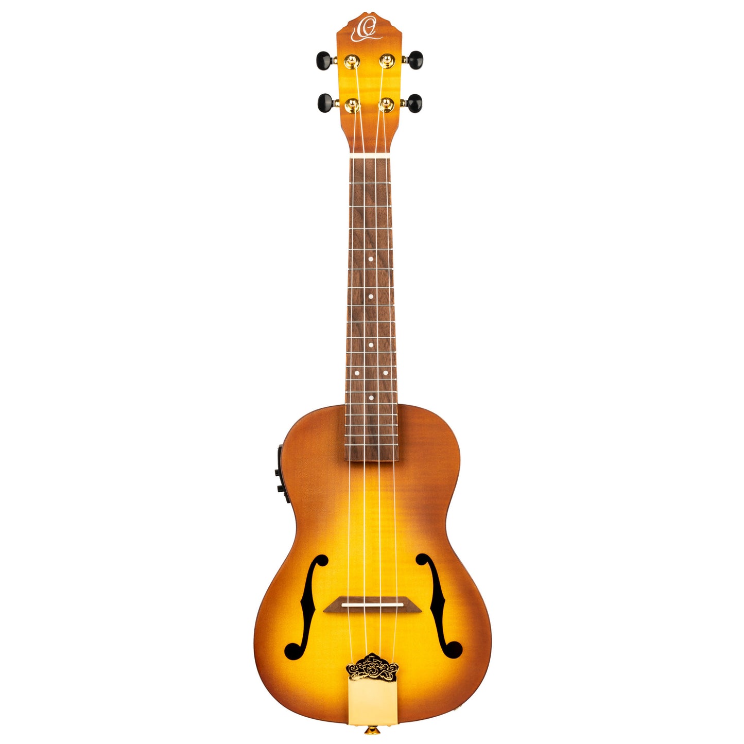 ORTEGA Custom Built Series Concert Ukulele 4 String - Honey Sunburst + Bag