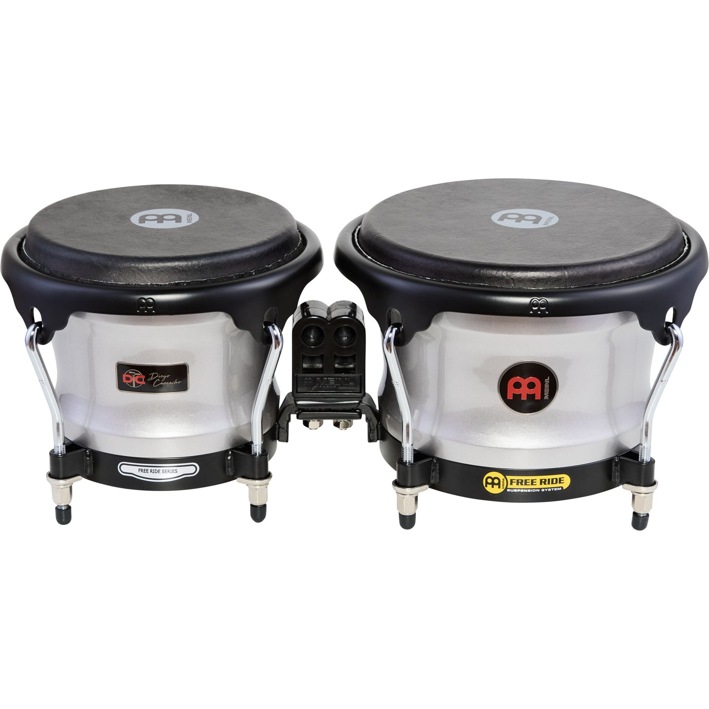 MEINL Percussion Artist Series Diego Camacho Signature 7" & 8 1/2" Bongo - Pearl Grey